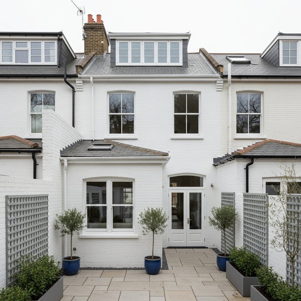 Terraced house — before loft conversion style reference