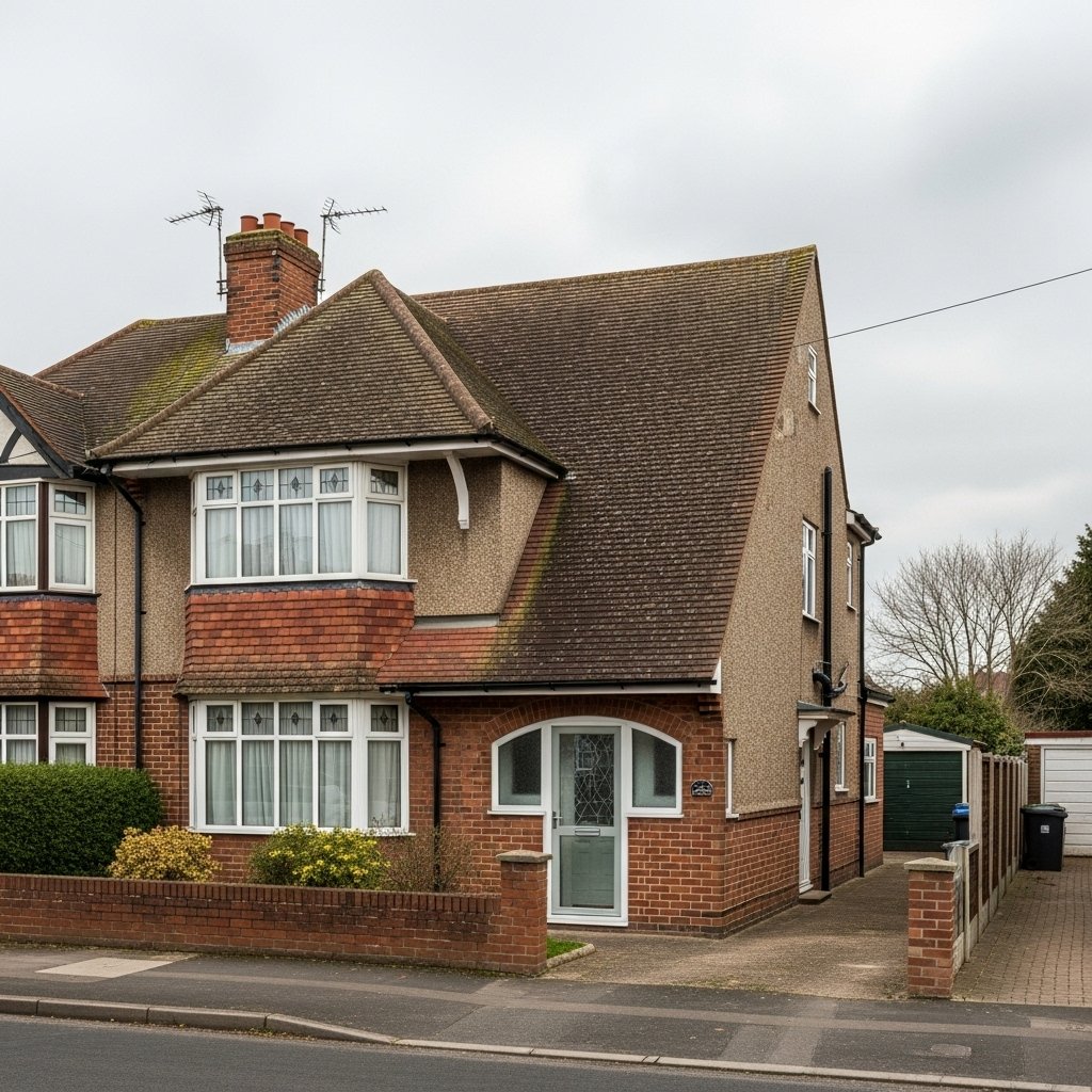 Semi-detached home — before extension style reference