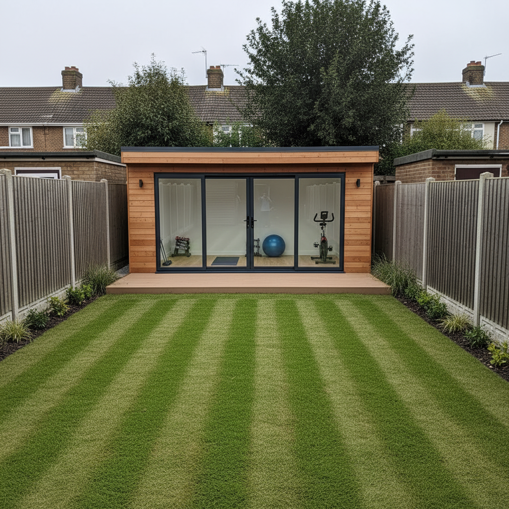 Garden wellness studio — after style reference
